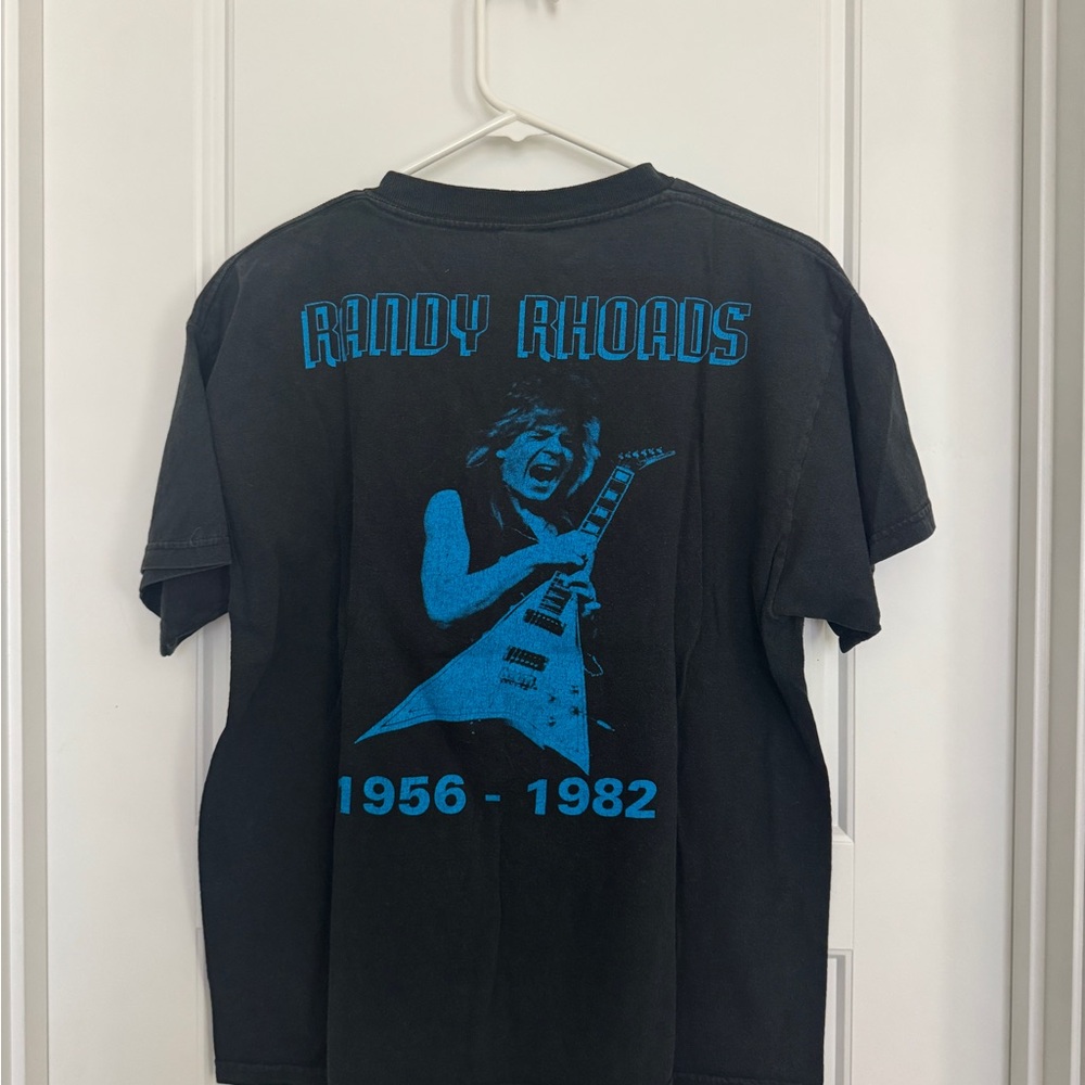 Randy Rhoads Shirt Ozzy Osbourne Tribute Blizzard of Ozz Black - Picture 2 of 4